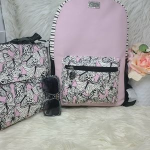 New Betsey Johnson Butterfly W/ Lunch Bag